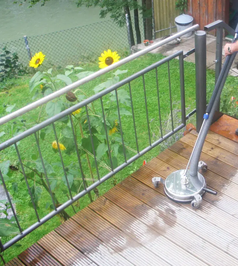 Steinpflege einer Treppe